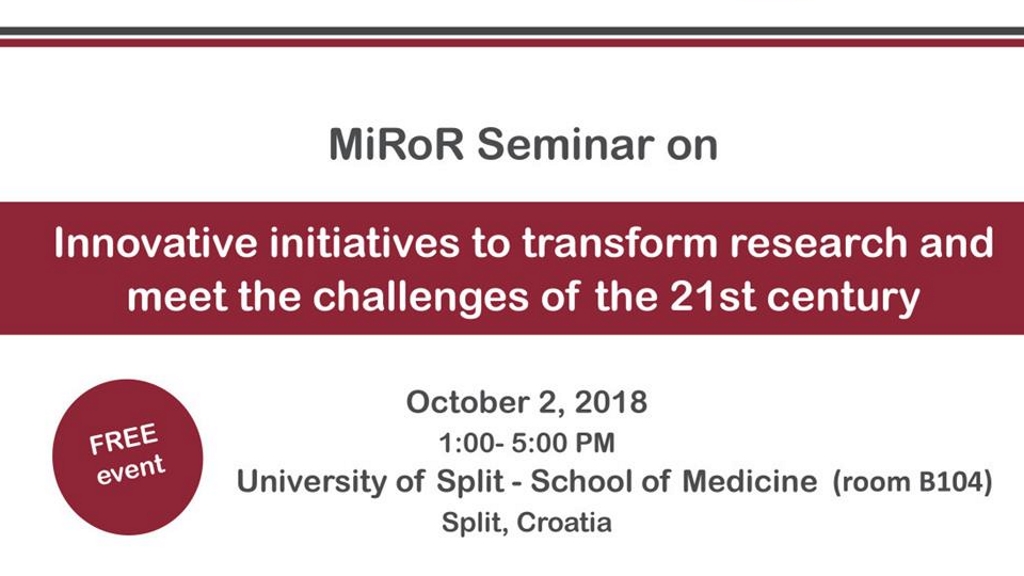 2.10.2018. MiRoR seminar na Medicinskom fakultetu u Splitu
